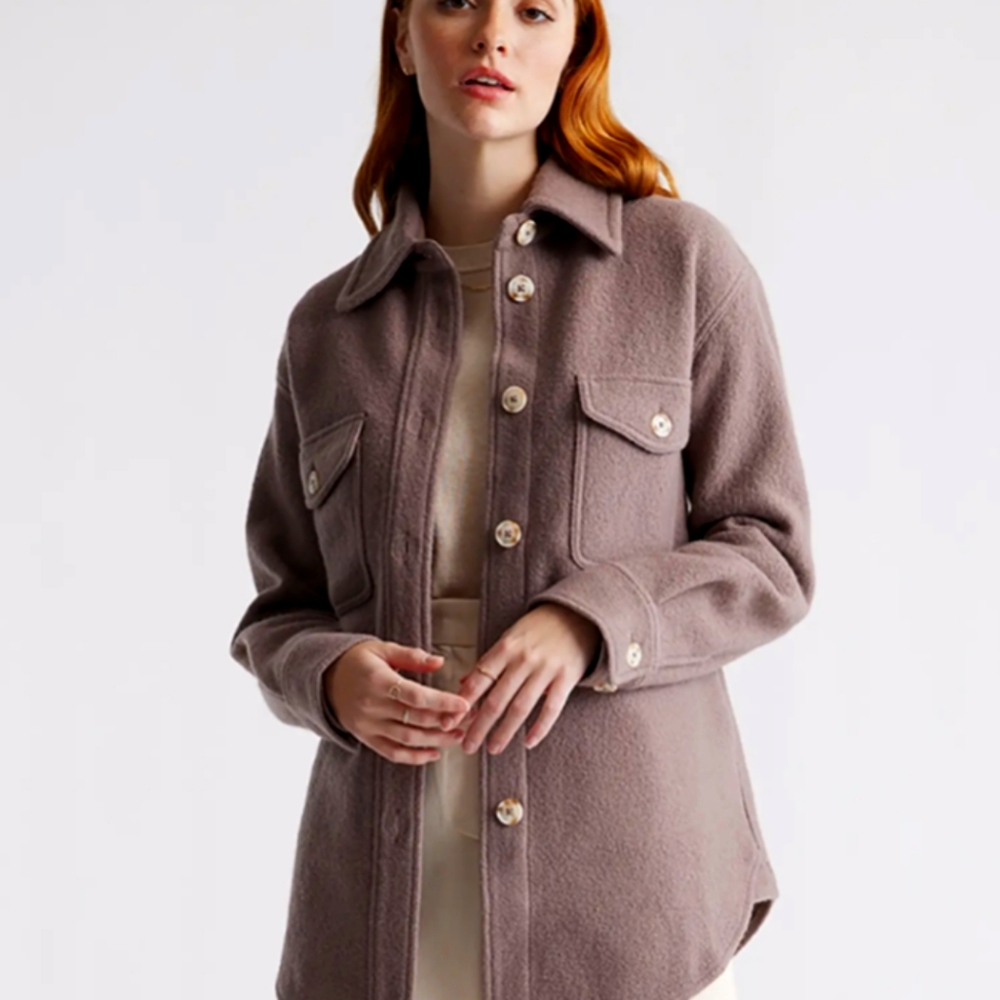 Quince 100% Merino Wool Shirt Jacket